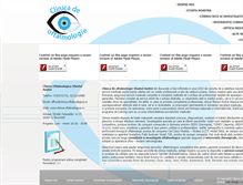 Tablet Screenshot of clinica-oftalmologica.ro